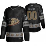 Camiseta Anaheim Ducks Personalizada Breakaway Negro