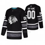 Camiseta Chicago Blackhawks Personalizada 2019 All Star Negro