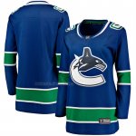Camiseta Hockey Mujer Vancouver Canucks Premier Breakaway Azul