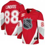Camiseta Hockey 1999 All Star Eric Lindros Mitchell & Ness Azul Line Rojo