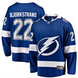 Camiseta Hockey Tampa Bay Lightning Oliver Bjorkstrand Primera Breakaway Azul