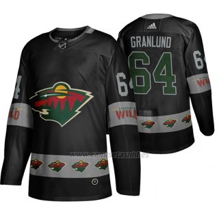 Camiseta Minnesota Wild Mikael Granlund Breakaway Negro