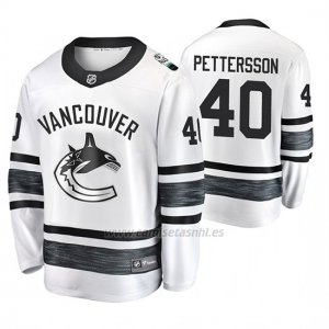 Camiseta Vancouver Canucks Elias Pettersson 2019 All Star Blanco