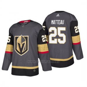 Camiseta Golden Knights Stefan Matteau Home Autentico Jugador Gris