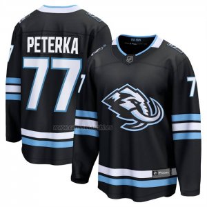 Camiseta Hockey Utah Mammoth JJ Peterka Primera Breakaway Negro Camiseta Hockey Utah Mammoth JJ Peterka Primera Breakaway Negro