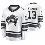 Camiseta Columbus Blue Jackets Cam Atkinson 2019 All Star Blanco
