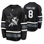 Camiseta San Jose Sharks Joe Pavelski 2019 All Star Negro