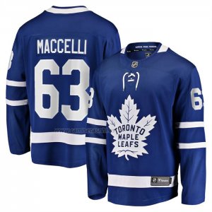 Camiseta Hockey Toronto Maple Leafs Matias Maccelli Primera Breakaway Azul Camiseta Hockey Toronto Maple Leafs Matias Maccelli Primera Breakaway Azul