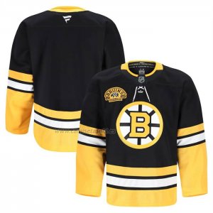 Camiseta Hockey Boston Bruins 100th Aniversario Premium Negro Camiseta Hockey Boston Bruins 100th Aniversario Premium Negro