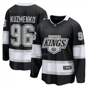 Camiseta Hockey Los Angeles Kings Andrei Kuzmenko Primera Breakaway Negro