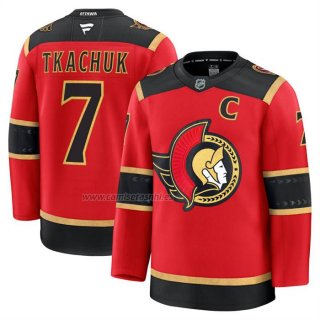 Camiseta Hockey Ottawa Senators Brady Tkachuk Alterno Premium Rojo