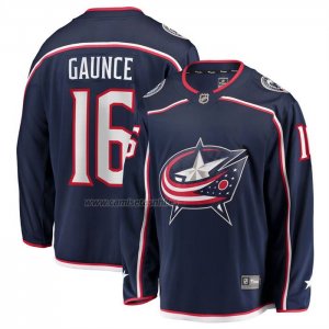 Camiseta Hockey Columbus Blue Jackets Brendan Gaunce Primera Breakaway Azul