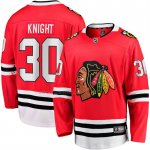 Camiseta Hockey Chicago Blackhawks Spencer Knight Breakaway Rojo