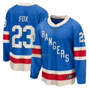 Camiseta Hockey New York Rangers Adam Fox Centenario Breakaway Azul Camiseta Hockey New York Rangers Adam Fox Centenario Breakaway Azul