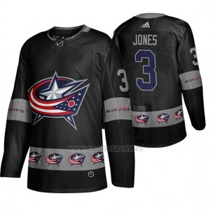 Camiseta Columbus Blue Jackets Seth Jones Breakaway Negro
