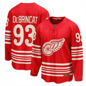 Camiseta Hockey Detroit Red Wings Alex DeBrincat Centenario Breakaway Rojo Camiseta Hockey Detroit Red Wings Alex DeBrincat Centenario Breakaway Rojo