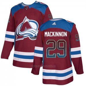 Camiseta Hockey Colorado Avalanche Nathan Mackinnon Drift Fashion Rojo