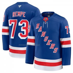 Camiseta Hockey New York Rangers Matt Rempe Primera Premium Azul Camiseta Hockey New York Rangers Matt Rempe Primera Premium Azul