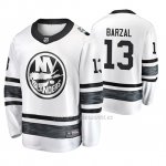 Camiseta New York Islanders Mathew Barzal 2019 All Star Blanco