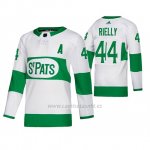 Camiseta Toronto St. Patricks Morgan Rielly Road Adidas Blanco