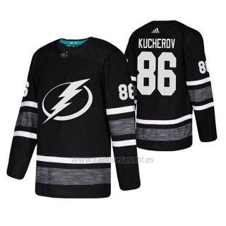 Camiseta Tampa Bay Lightning Nikita Kucherov 2019 All Star Negro2