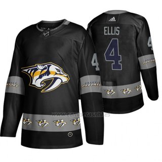Camiseta Nashville Predators Ryan Ellis Breakaway Negro