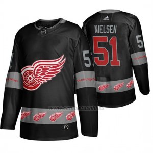 Camiseta Detroit Red Wings Frans Nielsen Breakaway Negro