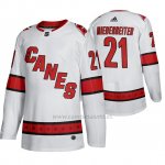 Camiseta Carolina Hurricanes Niederreiter Segunda Autentico Jugador Blanco