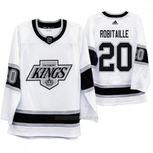 Camiseta Hockey Los Angeles Kings Luc Robitaille Heritage Throwback Blanco