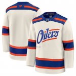 Camiseta Hockey Edmonton Oilers Alterno Premium Crema