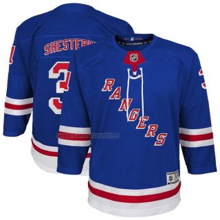 Camiseta Hockey Nino New York Rangers Igor Shesterkin Primera Premier Azul