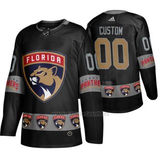 Camiseta Florida Panthers Personalizada Breakaway Negro