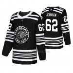 Camiseta Chicago Blackhawks Luke Johnson Winter Classic Adidas Negro