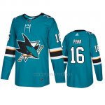 Camiseta San Jose Sharks Eric Fehr Primera Verde