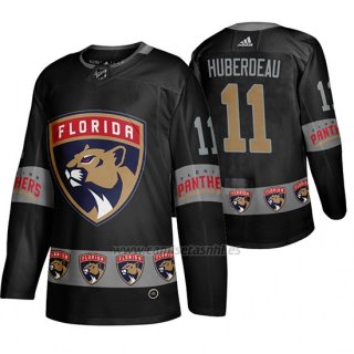 Camiseta Florida Panthers Jonathan Huberdeau Breakaway Negro