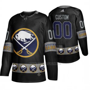 Camiseta Buffalo Sabres Personalizada Breakaway Negro