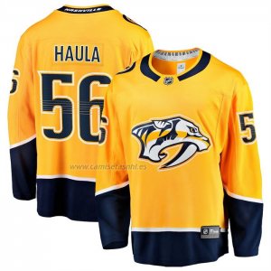 Camiseta Hockey Nashville Predators Erik Haula Primera Breakaway Amarillo Camiseta Hockey Nashville Predators Erik Haula Primera Breakaway Amarillo