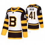 Camiseta Boston Bruins Jaroslav Halak Winter Classic Adidas Blanco