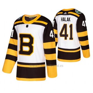 Camiseta Boston Bruins Jaroslav Halak Winter Classic Adidas Blanco