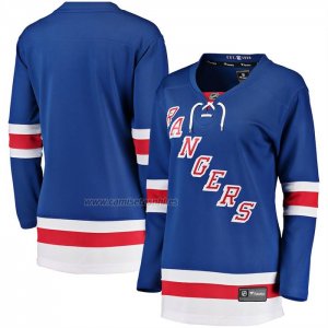 Camiseta Hockey Mujer New York Rangers Primera Breakaway Azul