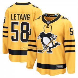 Camiseta Hockey Pittsburgh Penguins Kris Letang Alterno Breakaway Amarillo Camiseta Hockey Pittsburgh Penguins Kris Letang Alterno Breakaway Amarillo