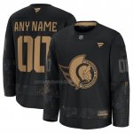 Camiseta Hockey Ottawa Senators 2024 Military Appreciation Personalizada Negro