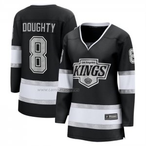 Camiseta Hockey Mujer Los Angeles Kings Drew Doughty Primera Breakaway Negro