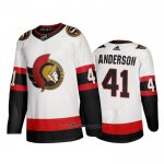 Camiseta Hockey Ottawa Senators Craig Anderson Segunda 2020-21 Blanco