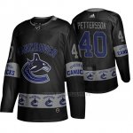 Camiseta Vancouver Canucks Elias Pettersson Breakaway Negro