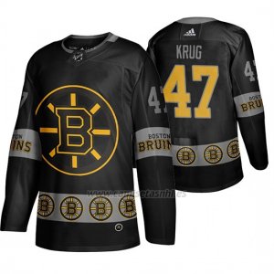 Camiseta Boston Bruins Torey Krug Breakaway Negro