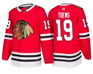 Camiseta Hockey Nino Chicago Blackhawks 19 Jonathan Toews Rojo 2018 Home
