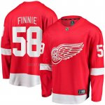 Camiseta Hockey Detroit Red Wings Emmitt Finnie Primera Breakaway Rojo