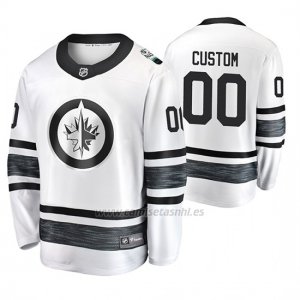 Camiseta Winnipeg Jets Personalizada 2019 All Star Blanco