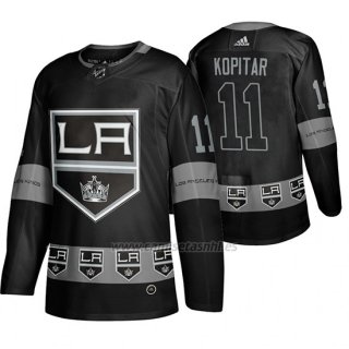 Camiseta Los Angeles Kings Anze Kopitar Breakaway Negro